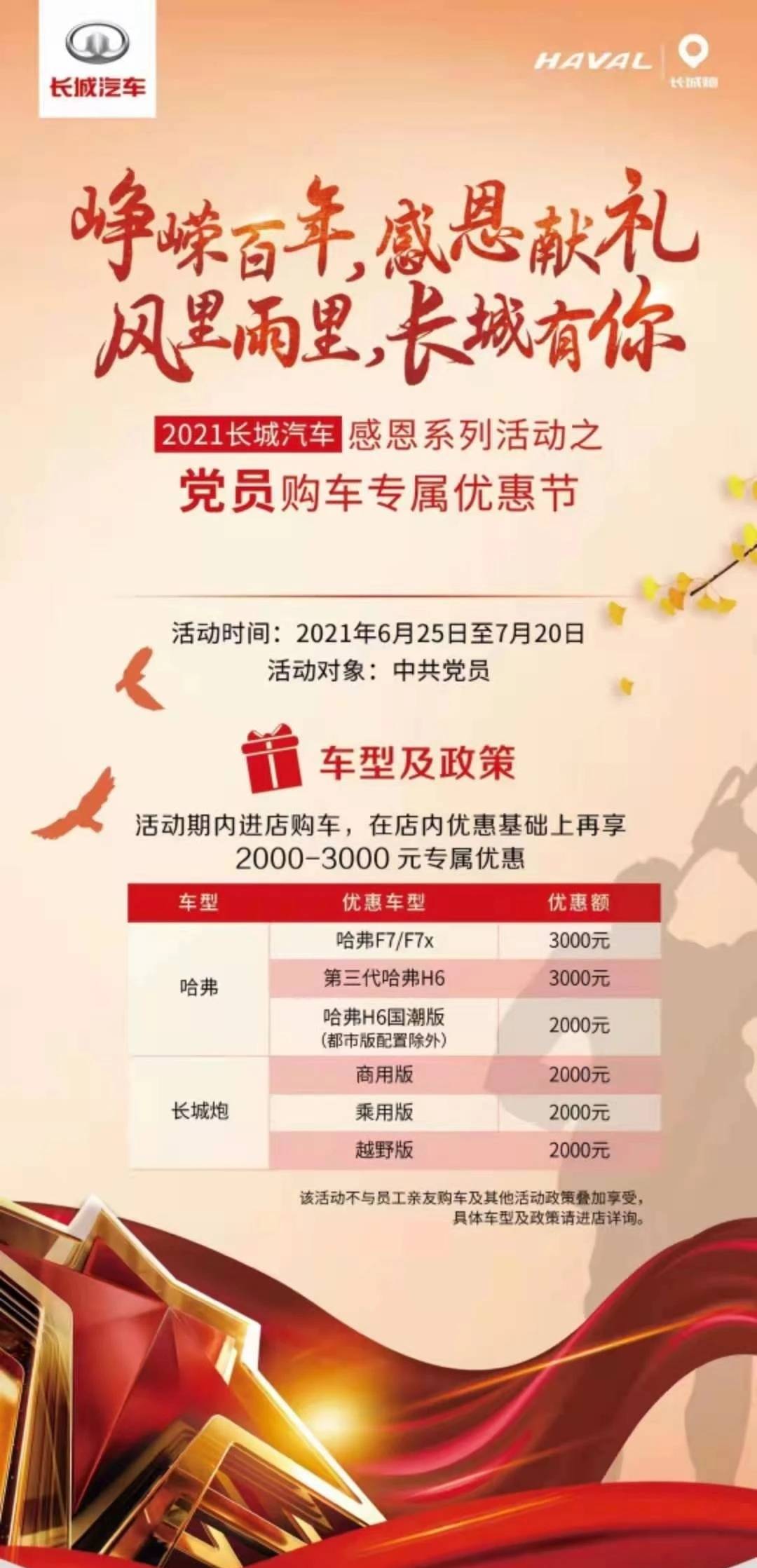 2021长城汽车感恩回馈