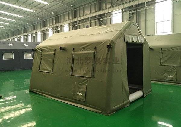 7平米军绿色充气帐篷