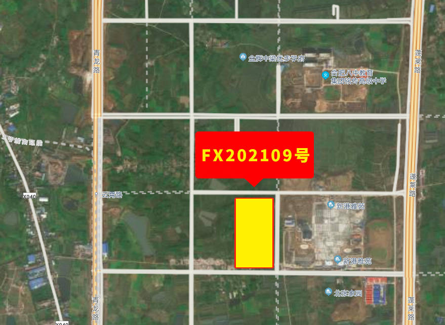 土拍快讯|金辉以1223万元/亩夺得肥西县fx202109号地块_上派镇