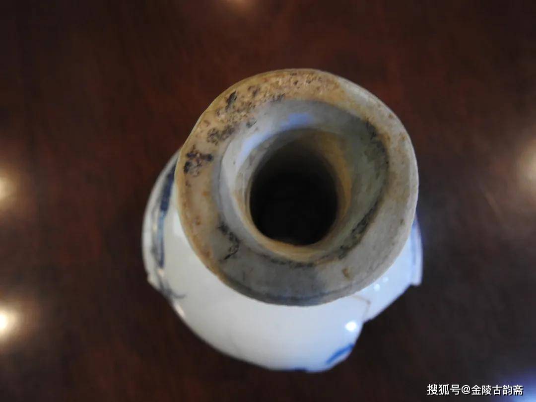 元青花麻仓土高清剖面鉴赏_瓷器