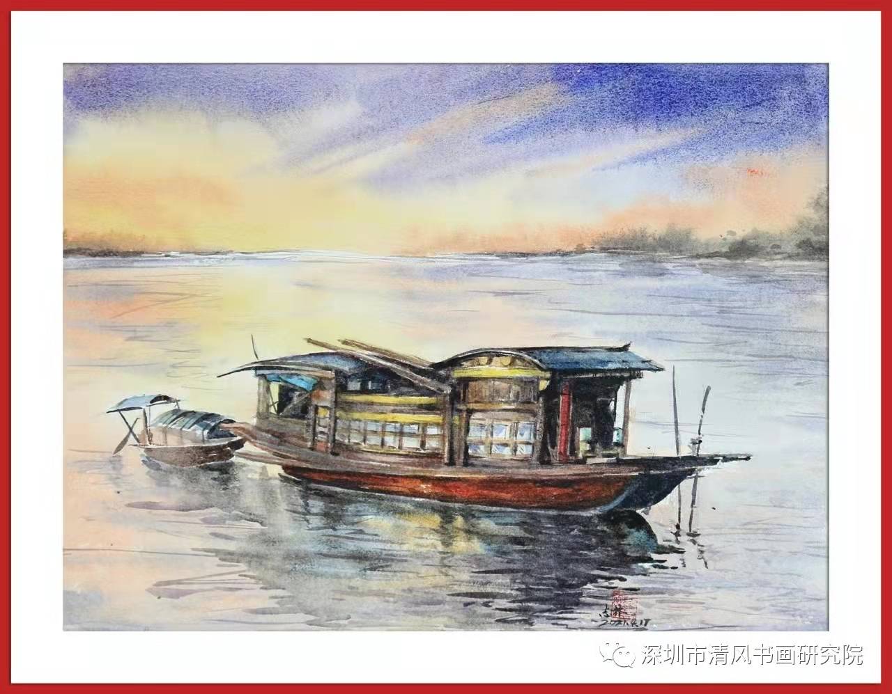 《红船颂》庆祝中国共产党成立一百周年书画巡展深圳福永开展