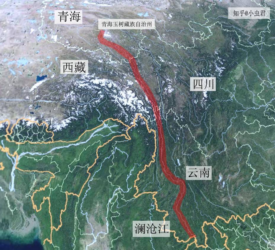 【地理】漫谈横断山 第二期—金沙江,澜沧江,怒江,横断山不能没有三江