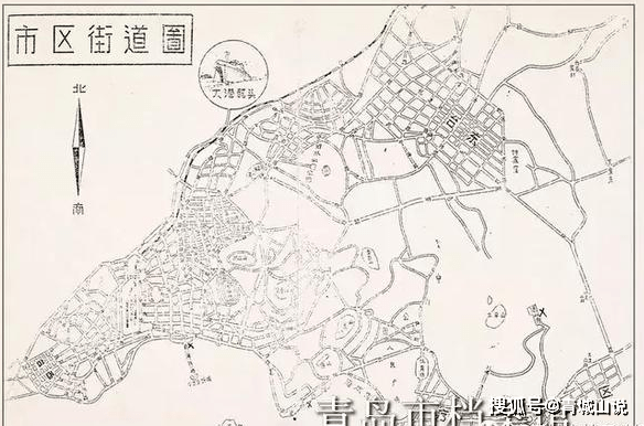 原创从20张老地图看青岛百年建城史和未来的发展重点