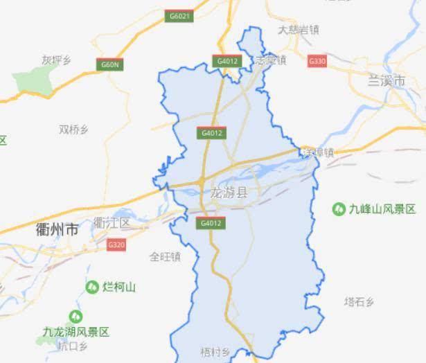 首先,龙游县隶属于浙江省衢州市.