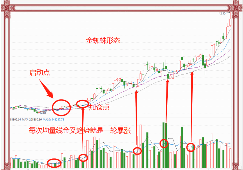 炒股10年盈利7年一旦出现金蜘蛛形态我会果断介入