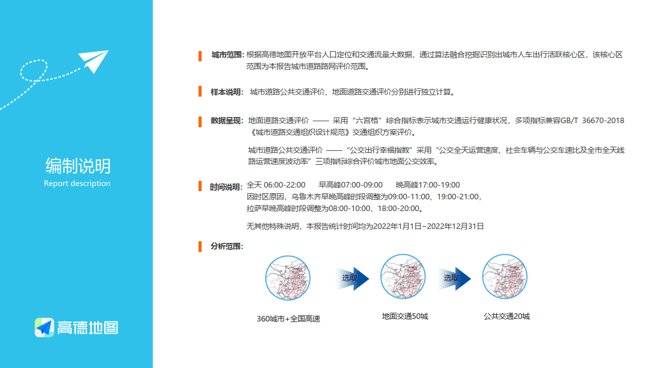 高德地图：2022年度中国次要城市交通阐发陈述(附下载)