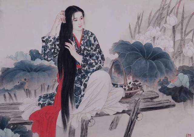 人们常用草木灰战淘米水等来洗头