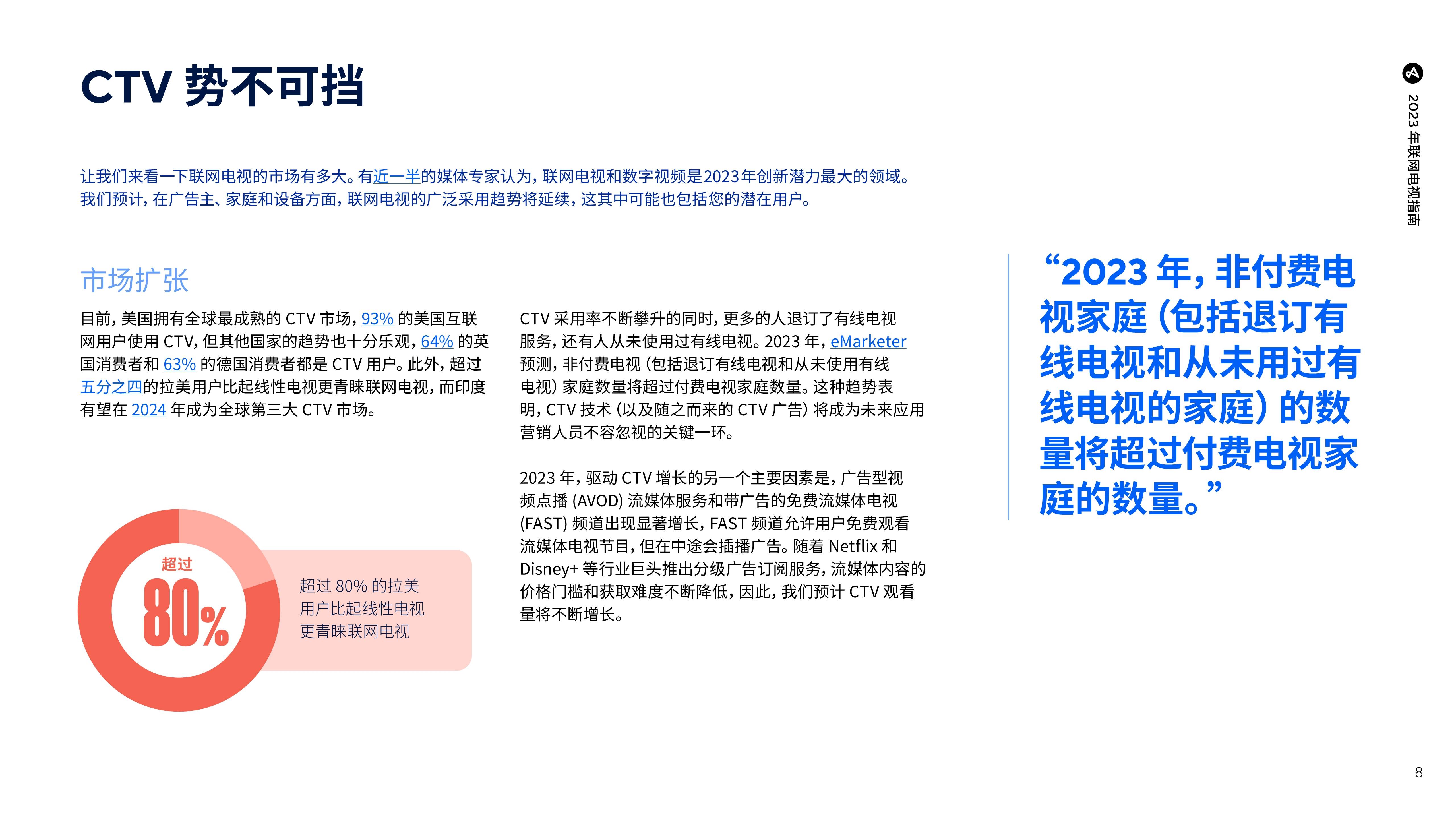 2023年联网电视指南：挪动应用营销必备洞察