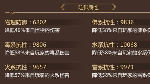 蜀门手游角色属性都有什么用处