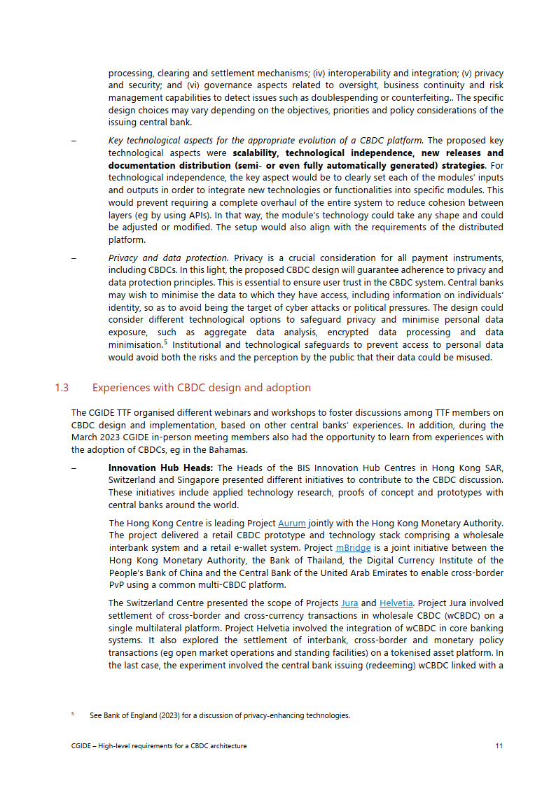 功能性中央银行数字货币（CBDC）架构的高级技术要求【英文版】（附下载）