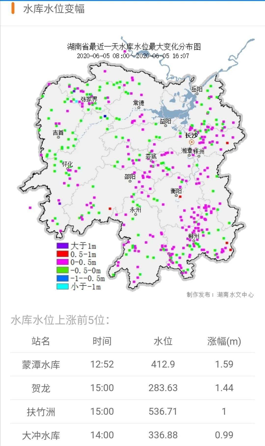 今5日湖南水文发布今年首个洪水橙色预警湘江支流渌水醴陵大西滩站16