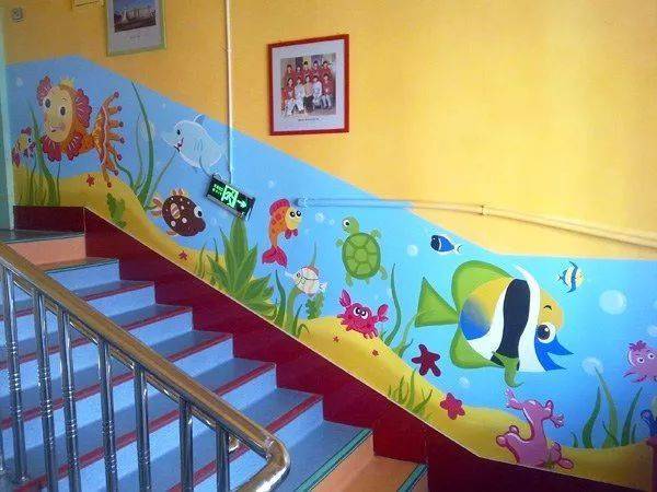 【环创】幼儿园创意楼梯环创!
