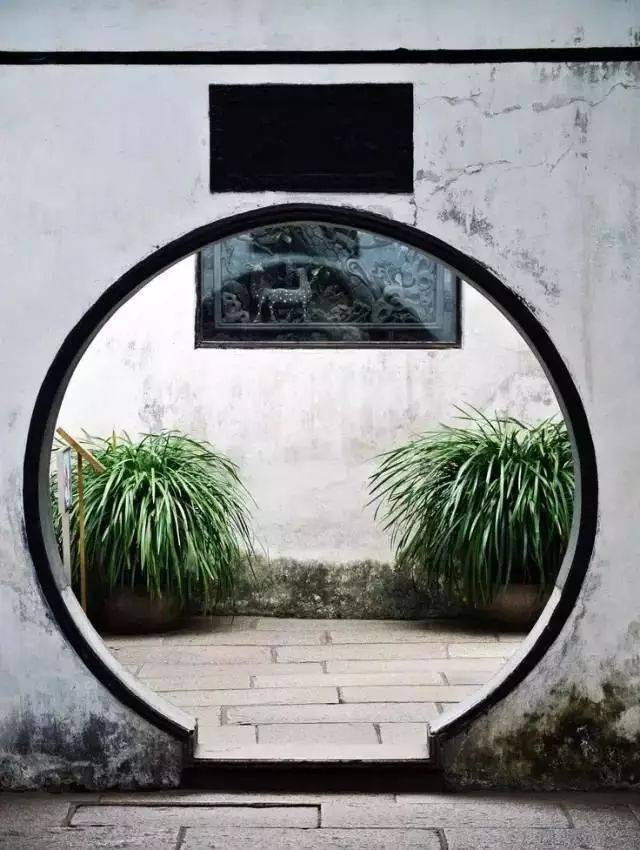 圆中式庭院最美的元素