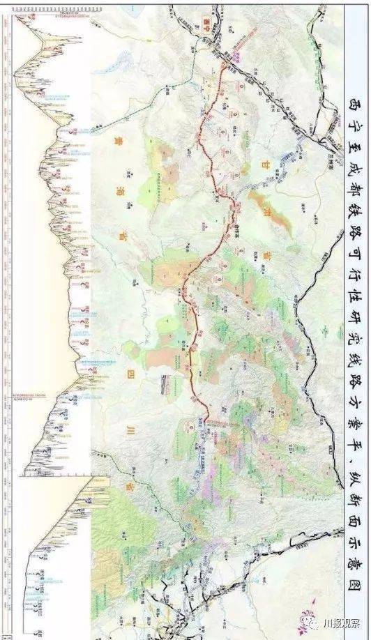 根据此前新闻报道, 西宁至成都铁路北起青海省西宁市,向南经海东市