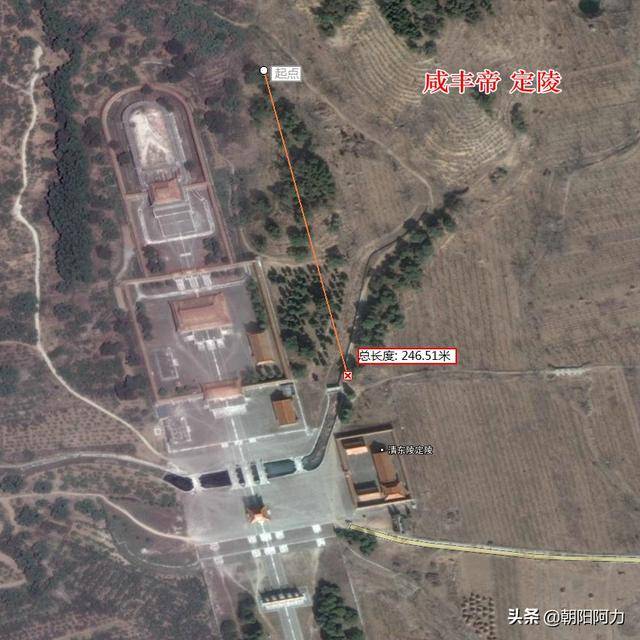 清东陵帝后陵寝鸟瞰图:个个规划严整,气度不凡