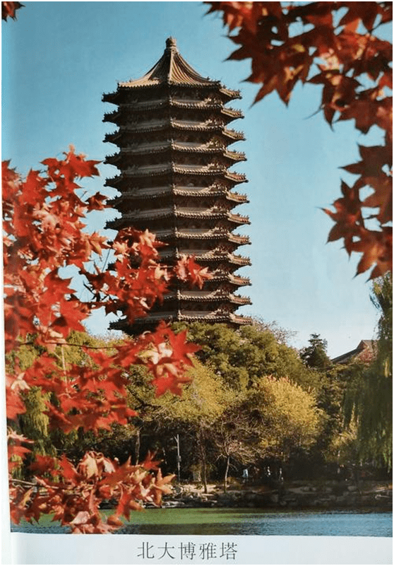 1. 北京大学未名湖畔的博雅塔