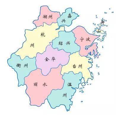 浙江省政区图 可能有些人有意见了,如果这样比较,你不如拿江苏省和