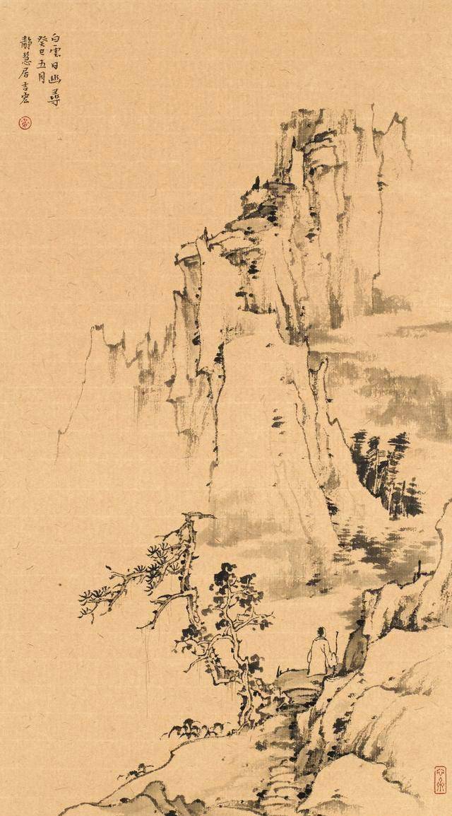 请欣赏当代青年画家黄彦华的《静慧居山水册》
