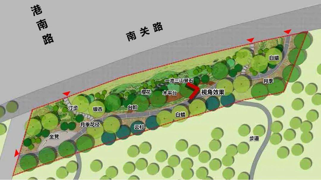 推窗见绿出门进园蓬莱口袋公园增绿工程最新进展来了转角遇见美