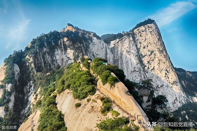 中华十大名山之一陕西华山,景点照片欣赏