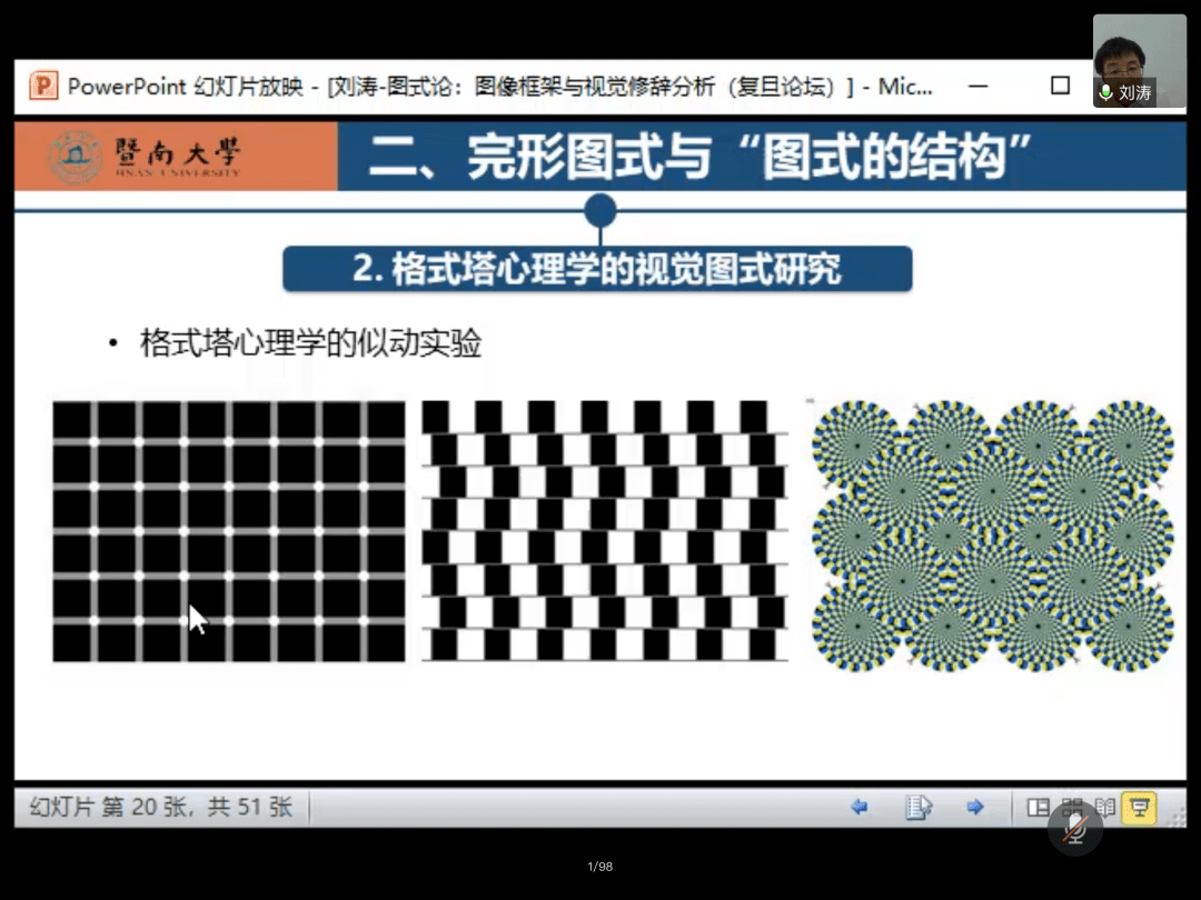 "似动实验",简要阐释了视觉认知的心理加工机制和心理活动中的图式