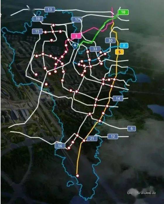 双流区 - 天府新区重点区域 交通规划  双流规划了