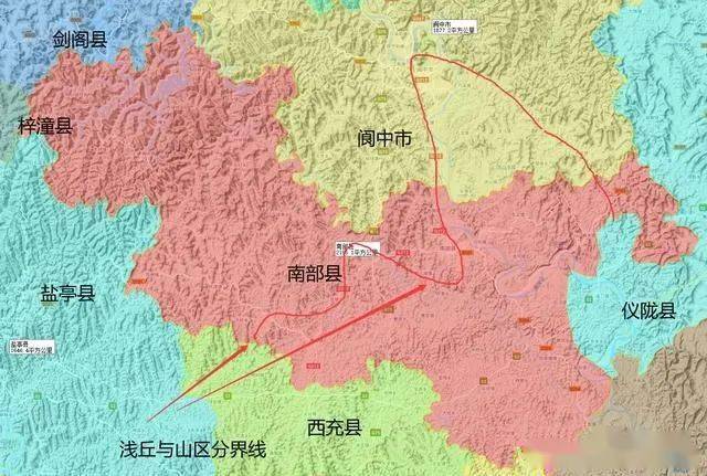 四川阆中市与南部县发展对比:南充内部强强碰撞,现状与潜力