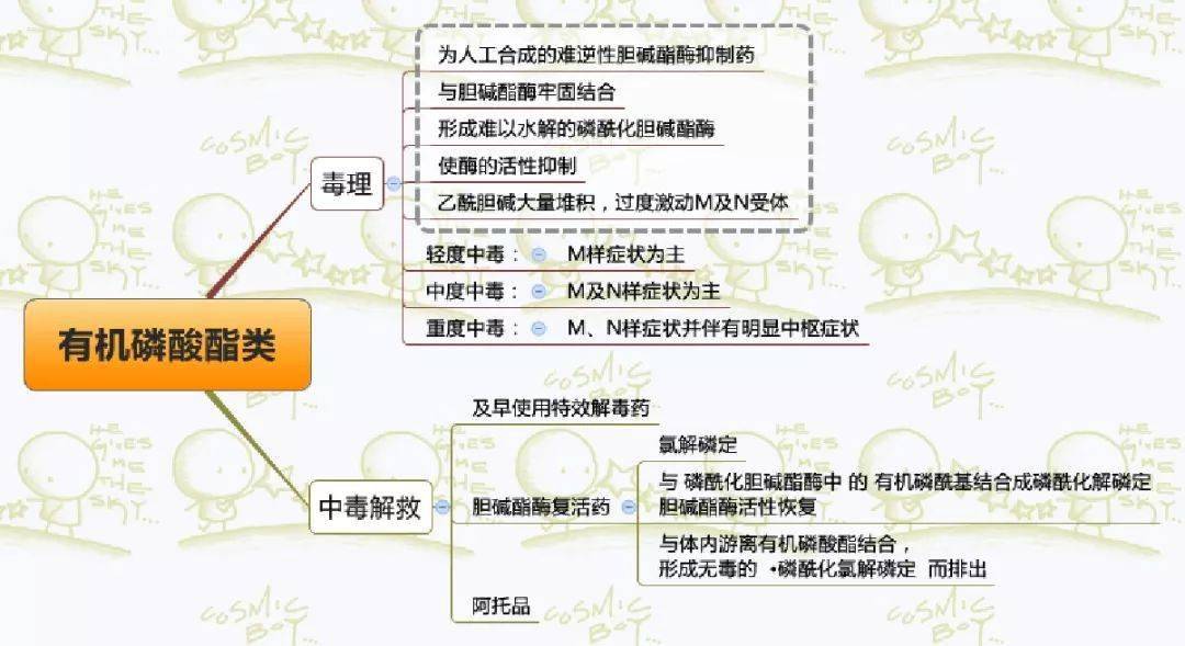 收藏|药理学思维导图