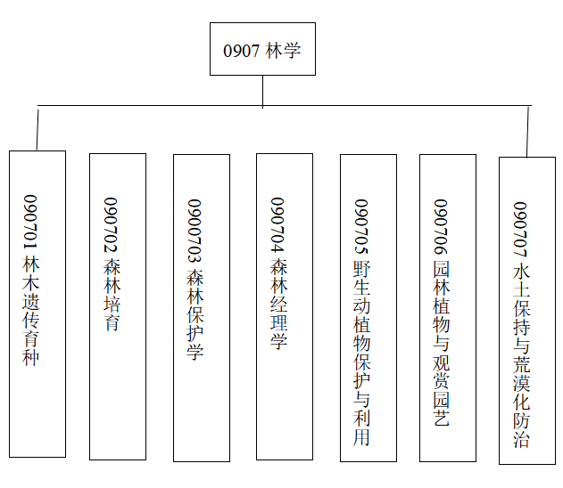 森林保护学,森林土壤学,园林植物学,园林植物与观赏园艺等专业