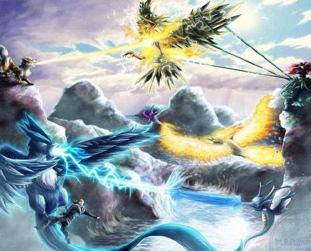 精灵宝可梦：三圣鸟合体为未知存在？化石翼龙才是古代王者，必看_火焰