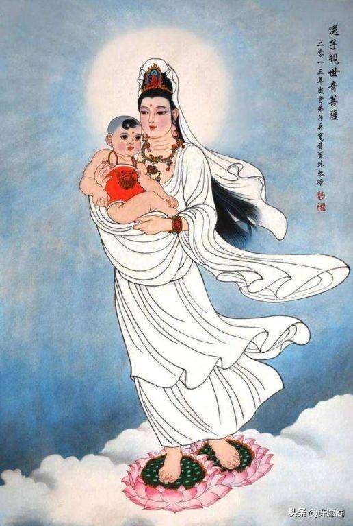 手机壁纸南无送子观世音菩萨好运好孕
