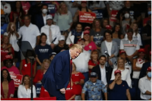 西点军校|戏精附体？为证明自己“没得帕金森”，74岁的特朗普拼了……