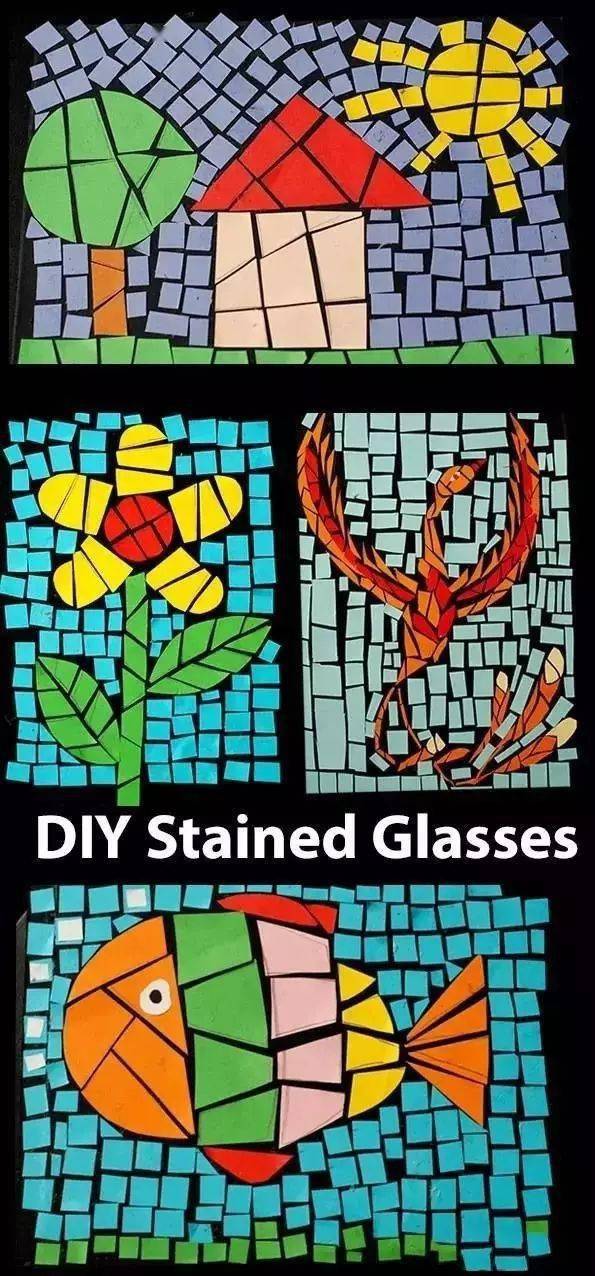 幼儿园最常做的创意撕贴手工，精彩就在这里！