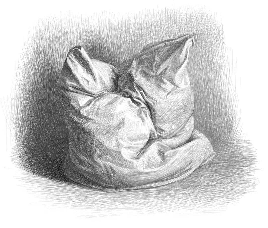 没想到吧用电脑也能画出素描的笔触感美术生福音