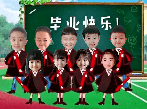 "云授帽!这所幼儿园的创意毕业照弥补了孩子们的遗憾