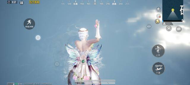 吃鸡玩家穿着花仙子跳河里游泳超高画质下截了3张美背图爱了