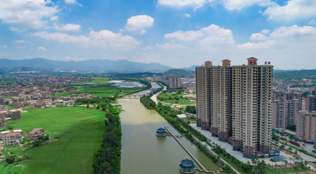 田园美景 惠安黄塘溪流域水清,水足,水美