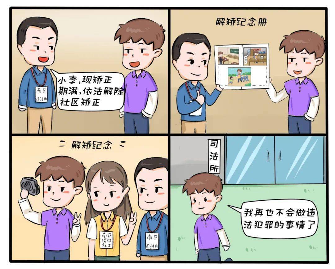 据悉,《"漫"说社区矫正》普法宣传画册将会面向居民群众派发,并通过