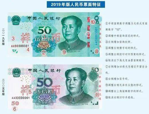 2019版第五套人民币8月30日起发行!面纱揭开(图)