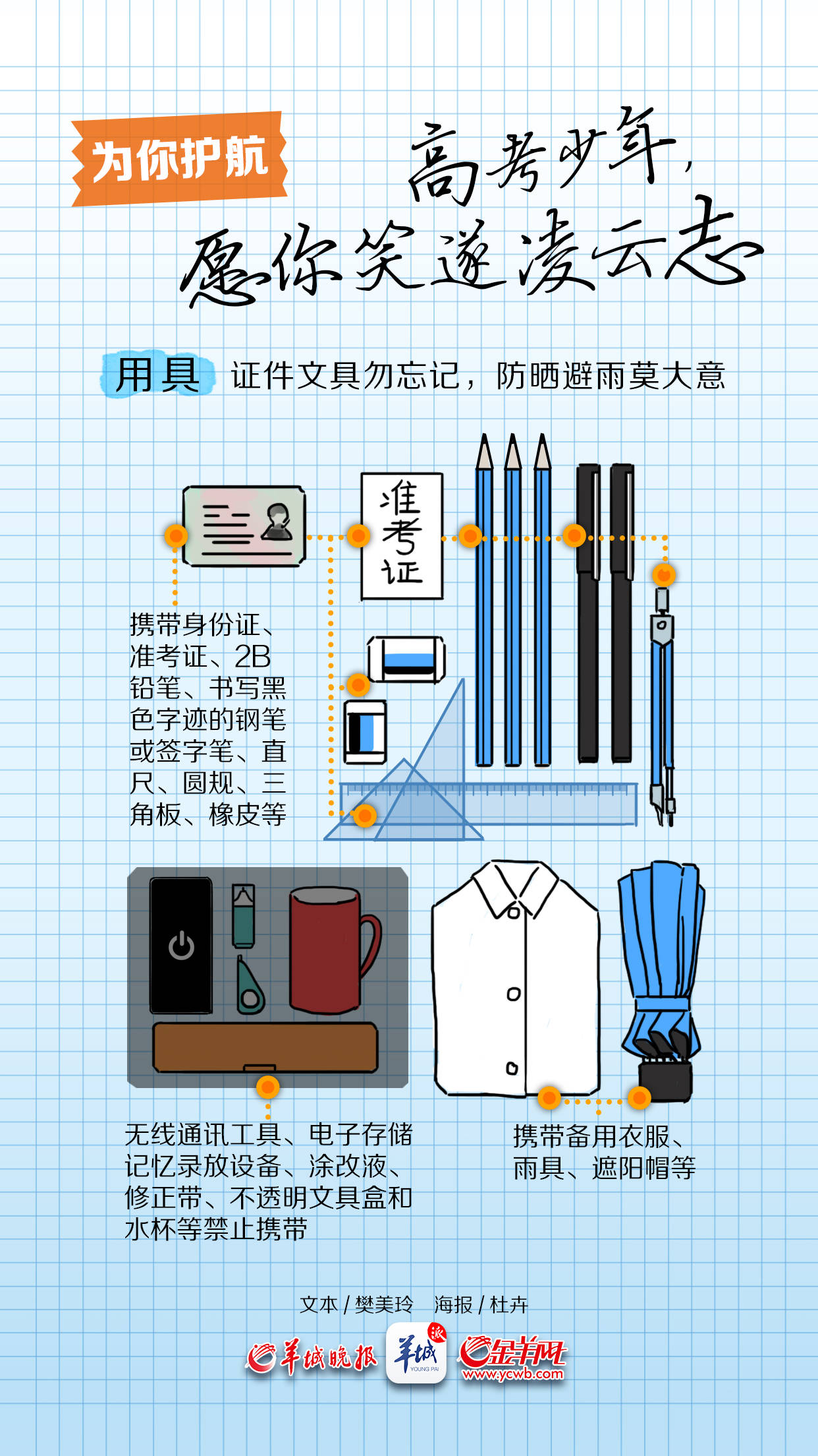 樊美玲|愿你笑遂凌云志！【海报】为你护航：高考少年