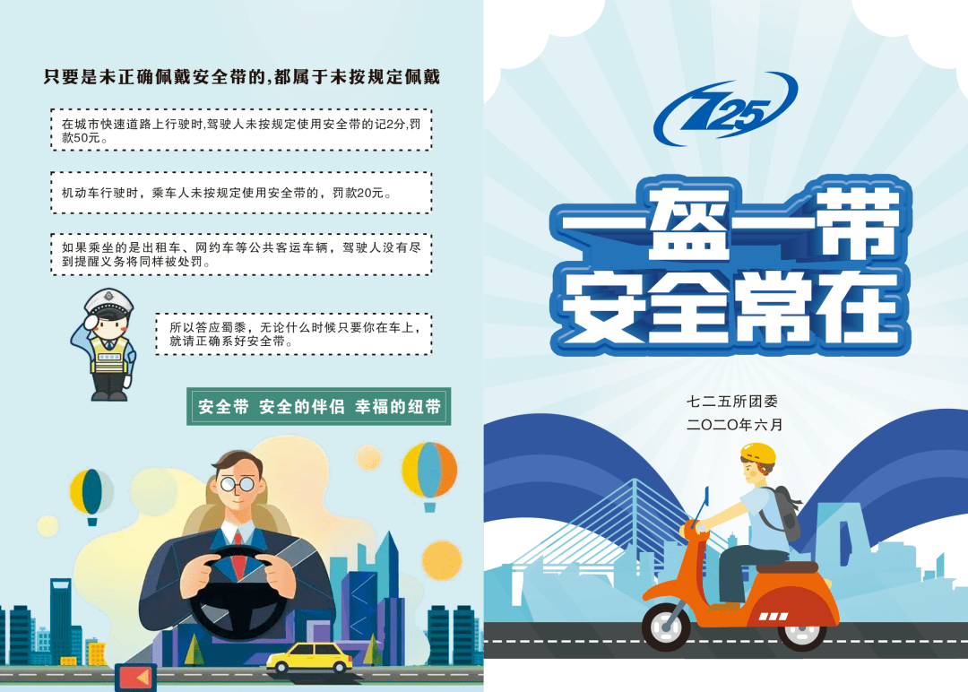 践行"一盔一带",我们安全常在!