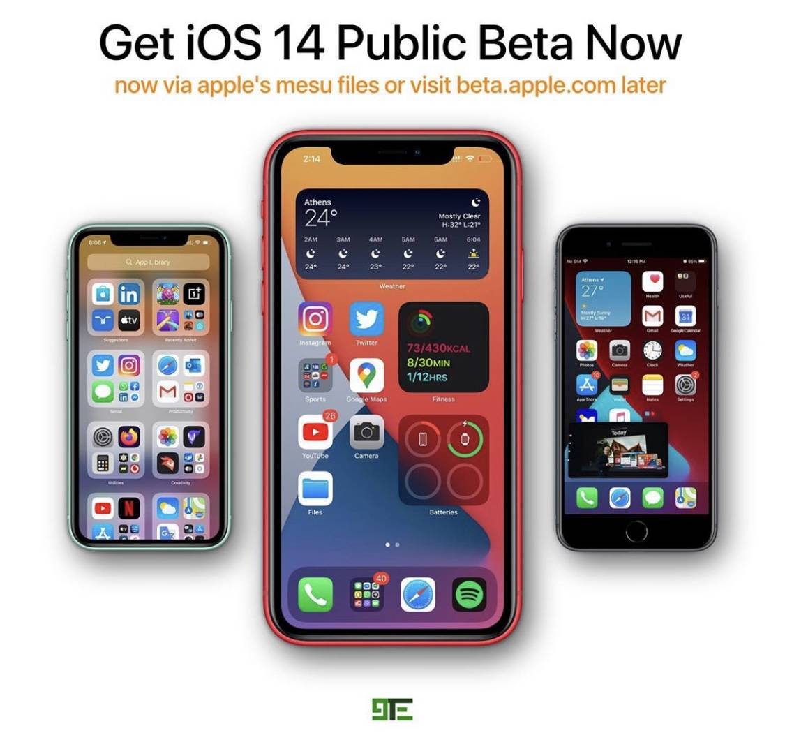 iPhone|苹果正式发布iOS和iPadOS 14首个公测版本更新