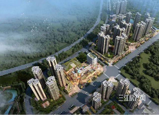 项目地址:叙州区柏溪江霞路五友路学校旁 项目地址:宜宾·城北新区