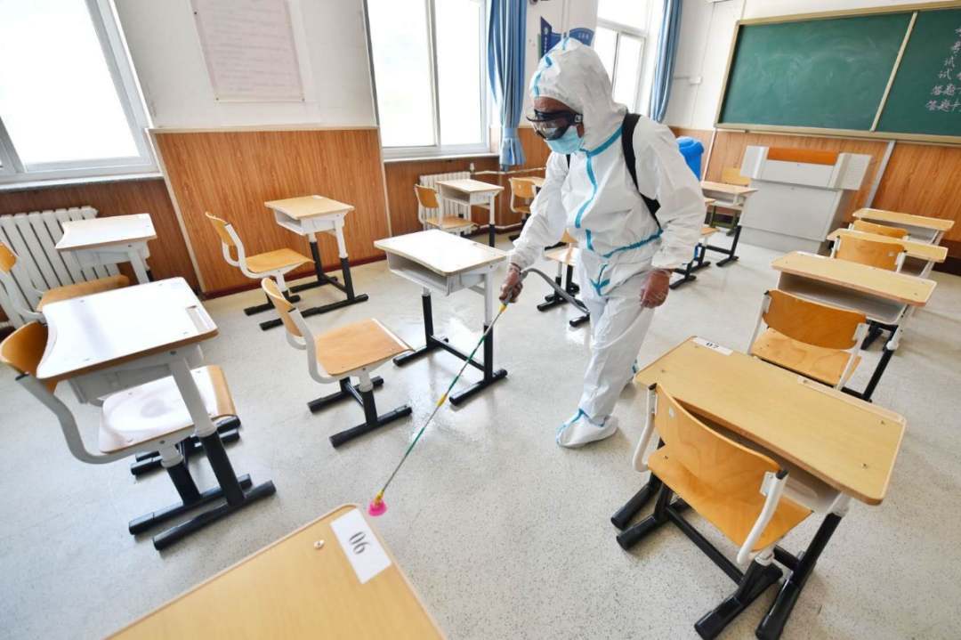 考试|北京:5056个中考考场准备就绪，考生考试期间全程佩戴口罩