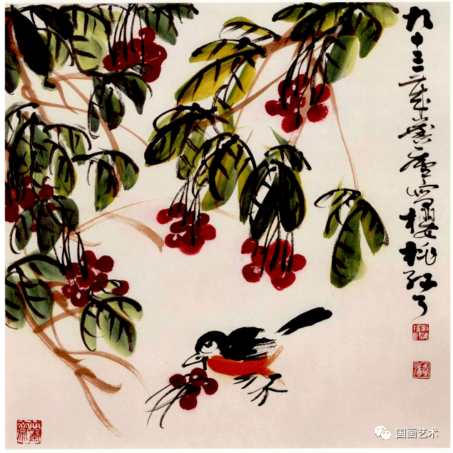 樱桃红了 69*69cm 2008年