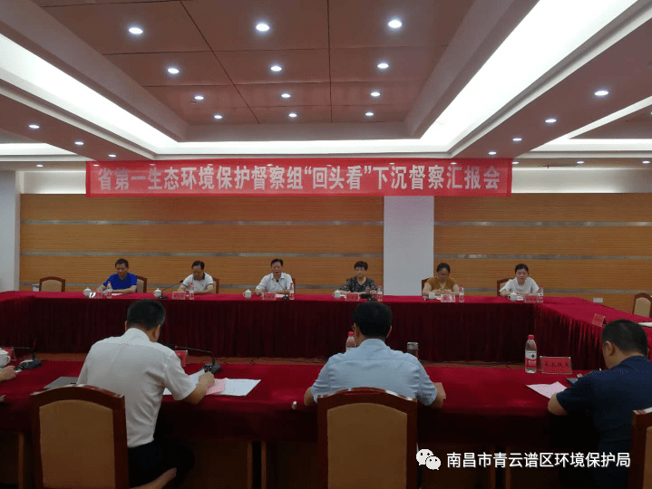 区长吴江辉,常务副区长杨育星,副区长况灯明及区直相