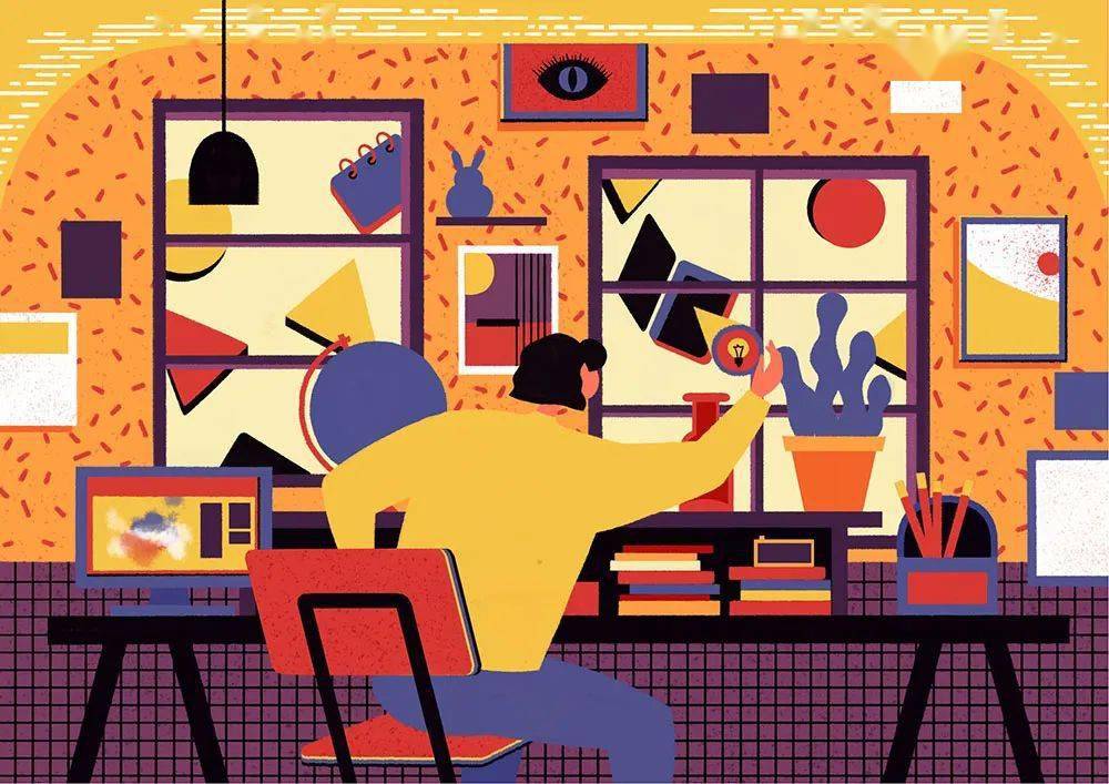 画面|四步艺术扁平插画！