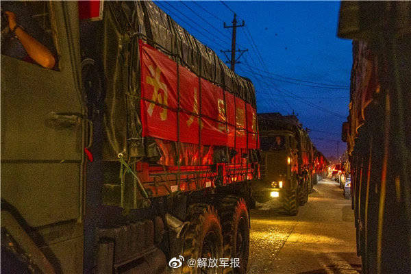 王家坝|第71集团军某旅挺进王家坝