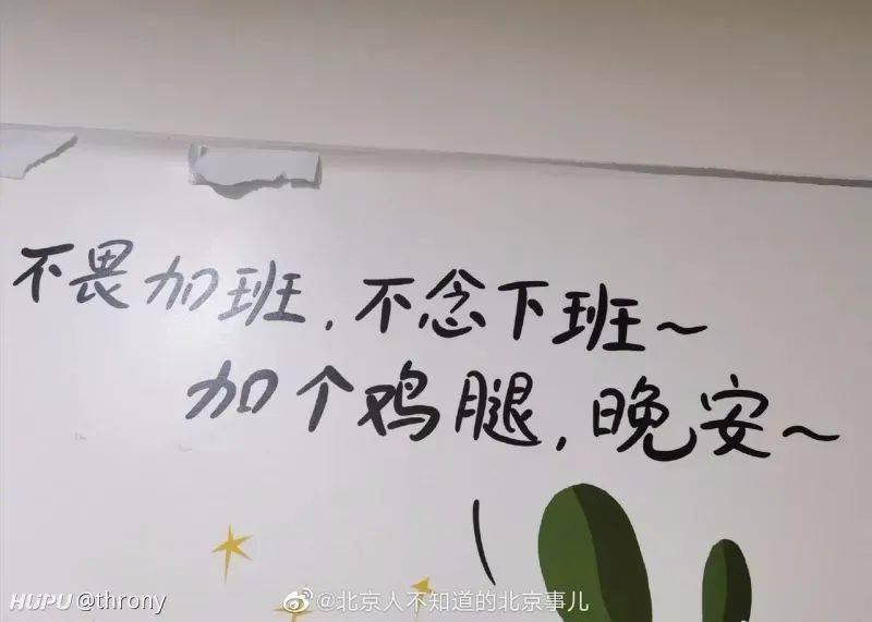 北京一互联网公司工位旁支帐篷,“996”变“007”?