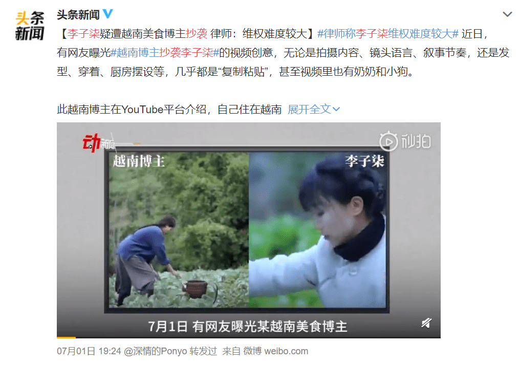 李子柒|以“红人+文创”塑造品牌新趋势下，郑恺、李子柒深陷抄袭与被抄袭的泥潭